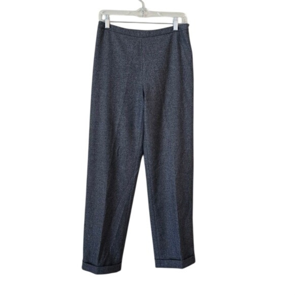 AGNONA Womens Wool Blend Dress Pants Size 44 Gray  Business made in‎ Italy